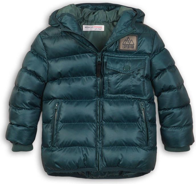 Minoti Bunda chlapecká zimní Puffa zelená 110/116 - obrázek 1