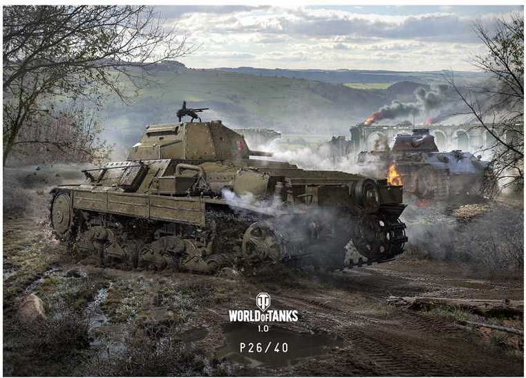 ITALERI Model Kit World of Tanks Limited Edition 36515 - P26/40 (1:35) - obrázek 5