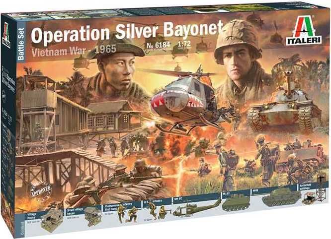 ITALERI Model Kit diorama 6184 - Operation Silver Bayonet - Vietnam War 1965 (1:72) - obrázek 1