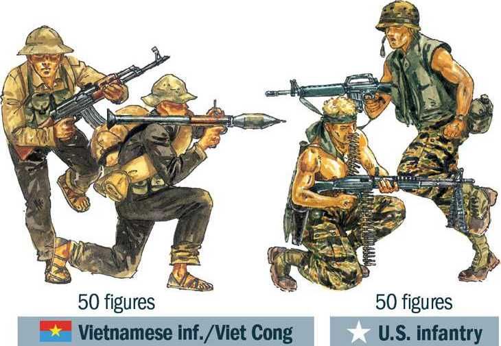 ITALERI Model Kit diorama 6184 - Operation Silver Bayonet - Vietnam War 1965 (1:72) - obrázek 22