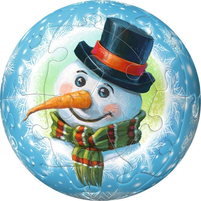 RAVENSBURGER Puzzleball Vánoční kolekce 4x27 dílků - obrázek 3