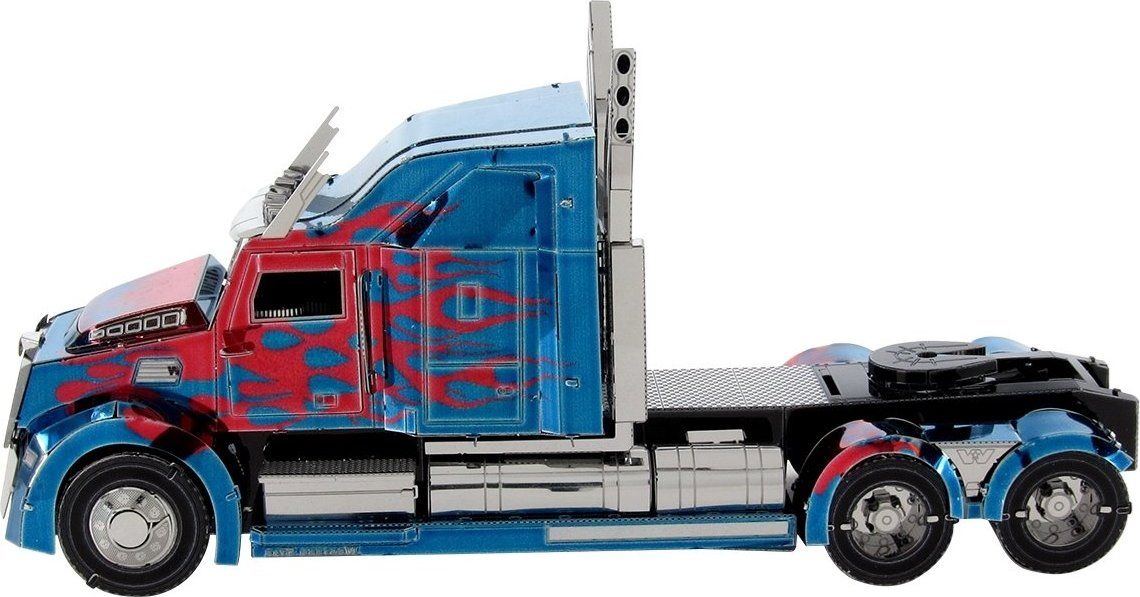 METAL EARTH 3D puzzle Transformers: Optimus Prime Western Star 5700 Truck (ICONX) - obrázek 3