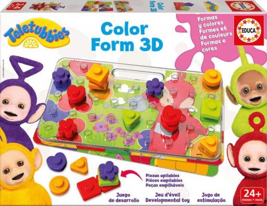 EDUCA Mozaika Color Form 3D Teletubbies - obrázek 1