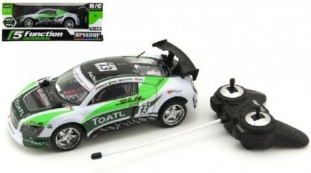 Auto RC 25cm plast zrychlující 1:18 na baterie 27MHz v krabici - obrázek 1