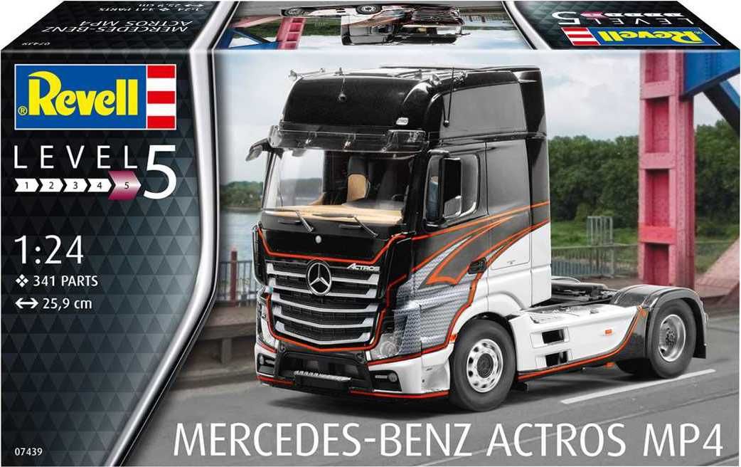 REVELL Plastic ModelKit auto 07439 - Mercedes-Benz Actros MP4 (1:24) - obrázek 3