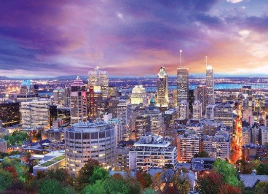 EUROGRAPHICS Puzzle Montréal 1000 dílků - obrázek 1