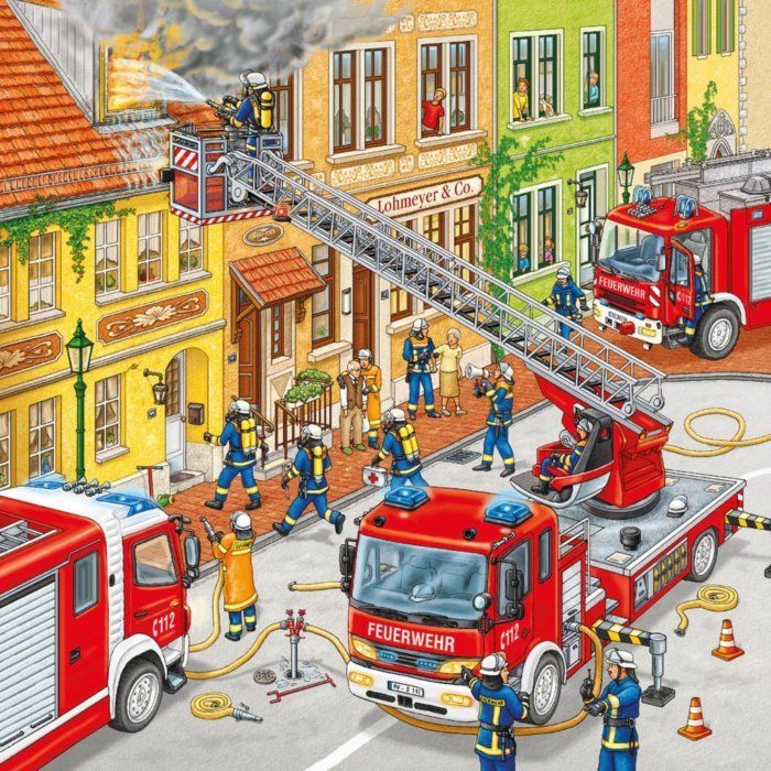 RAVENSBURGER Puzzle Hasiči 3x49 dílků - obrázek 4