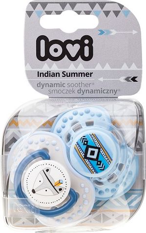 LOVI dudlík silikon dynamický Indian Summer 2 ks girl - obrázek 1