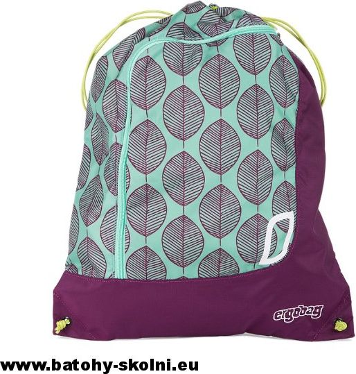 Sportovní pytel Ergobag fialovo zelený 2017 - obrázek 1
