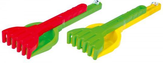 Wader Lopatka a hrábě velké sada plast 3asst 2 barvy - obrázek 2