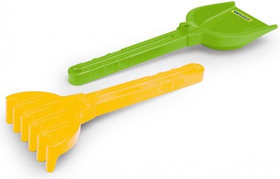 Wader Lopatka a hrábě velké sada plast 3asst 2 barvy - obrázek 4
