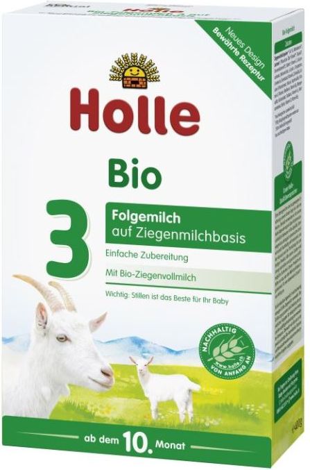 HOLLE Bio Kojenecká mléčná výživa na bázi kozího mléka 3, 400 g - obrázek 1