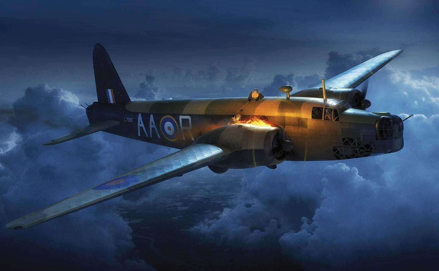 AIRFIX Classic Kit letadlo A08019 - Vickers Wellington Mk.IC (1:72) - obrázek 13