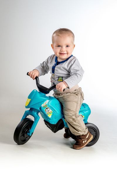Enduro Yupee Odrážedlo tyrkysové malé plast výška sedadla 26cm nosnost do 212m+ - obrázek 3