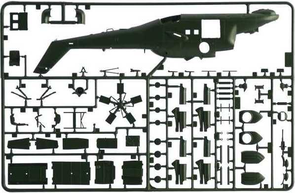 ITALERI Model Kit vrtulníky War Thunder 35103 - UH-1C & MI-24D (1:72) - obrázek 15