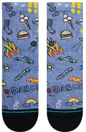 Stance Doodle Dance - Blue 29-34 - obrázek 2