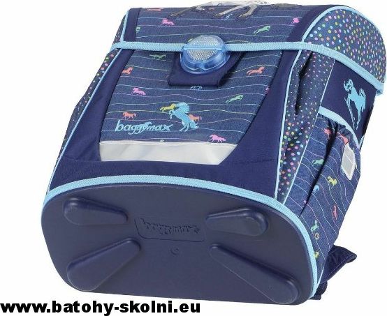 Školní aktovka džínový koník 3 dílný set Baggymax Fabby  - Doprava Zdarma - obrázek 8
