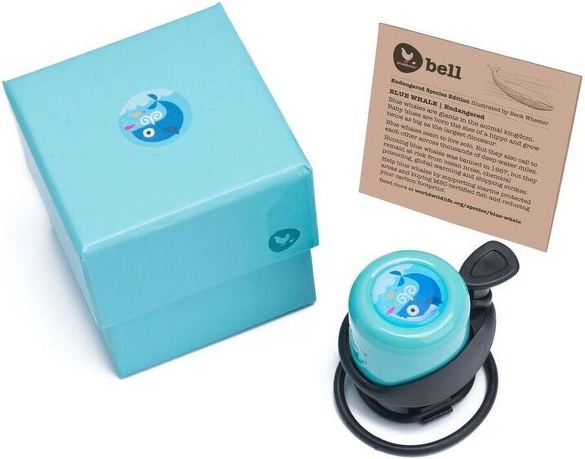 Wishbone Bike Bell Plejtvák obrovský - Blue uni - obrázek 2