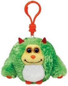 Plyš očka Monstaz neon green přívěšek - obrázek 1