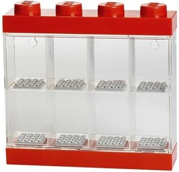 LEGO sběratelská skříňka na 8 minifigurek - červená - obrázek 1