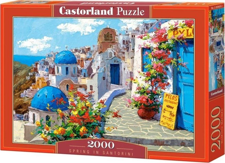 CASTORLAND Puzzle Jaro v Santorini 2000 dílků - obrázek 2