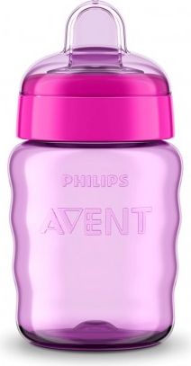 Kouzelný hrneček Avent 260 ml fialový 9m+, Fialová - obrázek 1