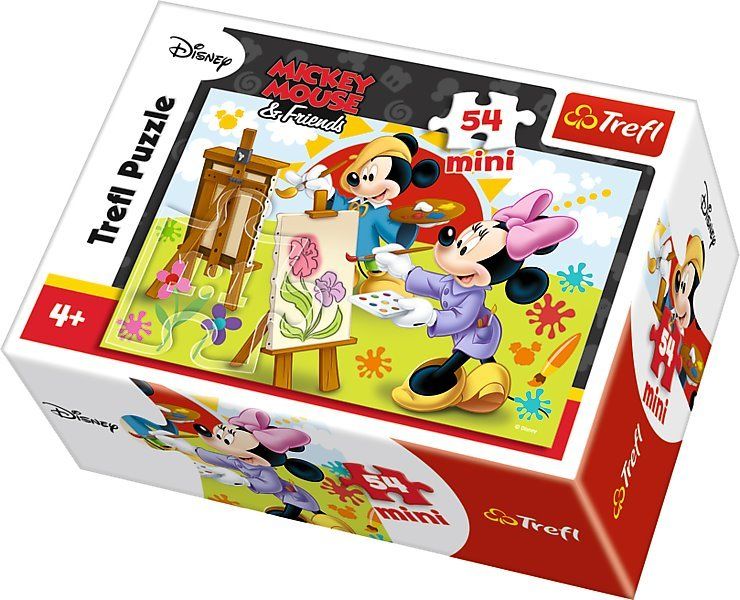 TREFL Puzzle Mickey Mouse: Malíři 54 dílků - obrázek 1