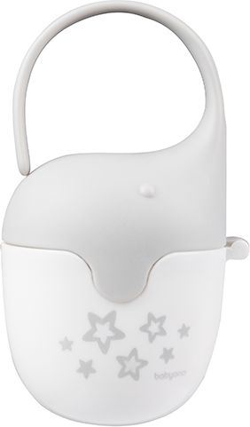 Pouzdro na dudlík Baby Ono světle šedá/bílá art.529 - obrázek 1
