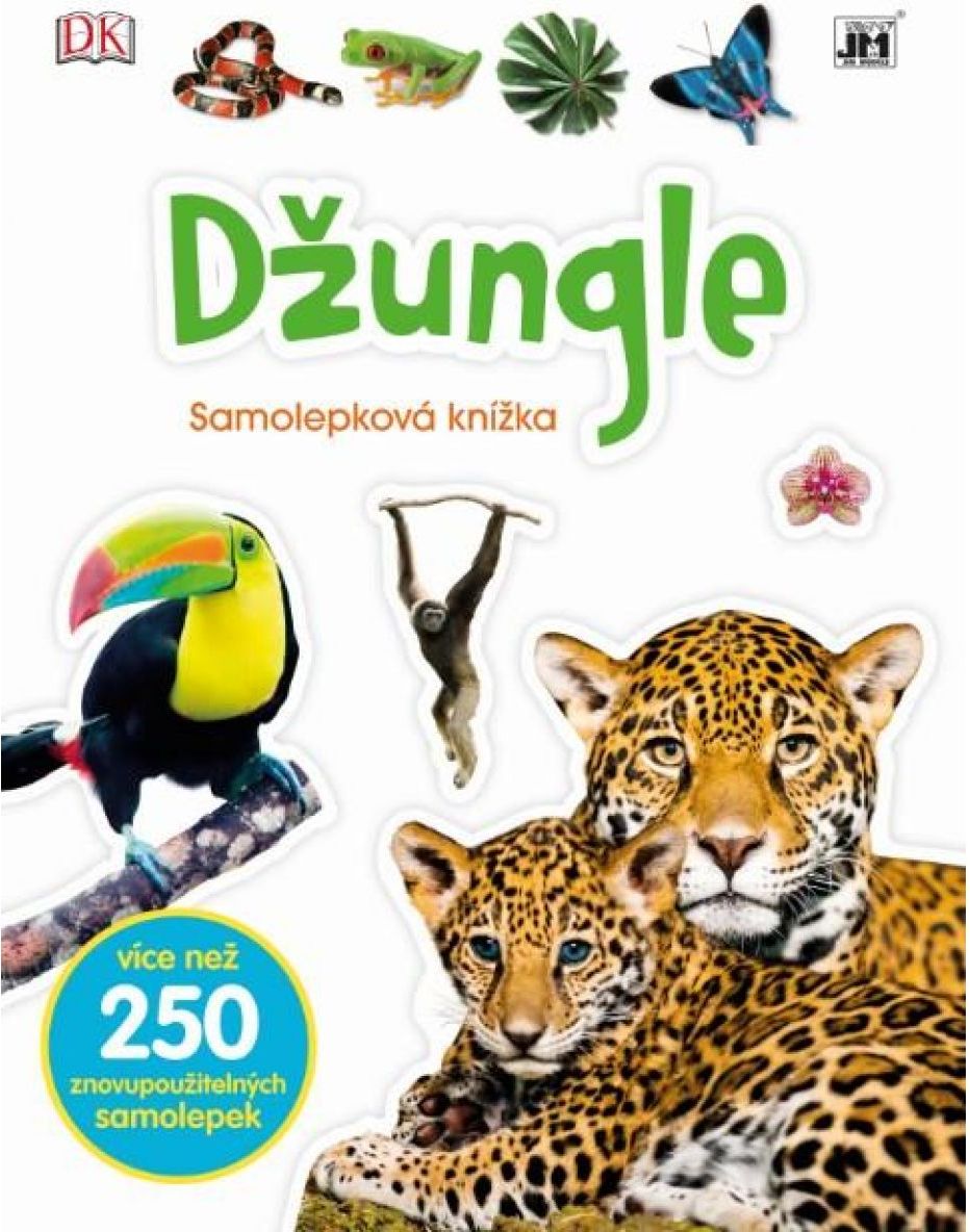 Jiri Models Naučné samolepkové knížky Džungle - obrázek 1