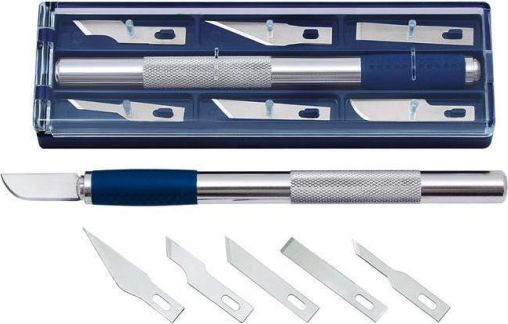 Hobby nůž, 15 cm, s 6 různými čepelemi, WEDO - obrázek 1