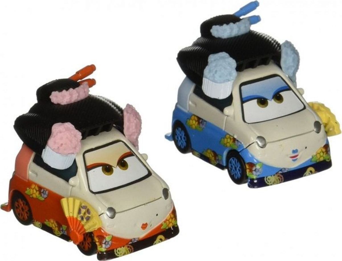Mattel Cars 2 Autíčka 2ks - Okuni a Shigeko - obrázek 1