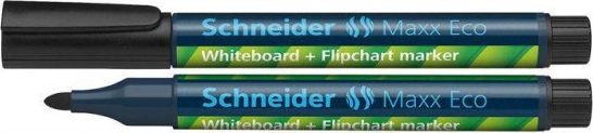 Popisovač na bílou tabuli a flipchart "Maxx Eco 110", černá, 1,3mm, kuželový hrot, SCHNEIDER - obrázek 1