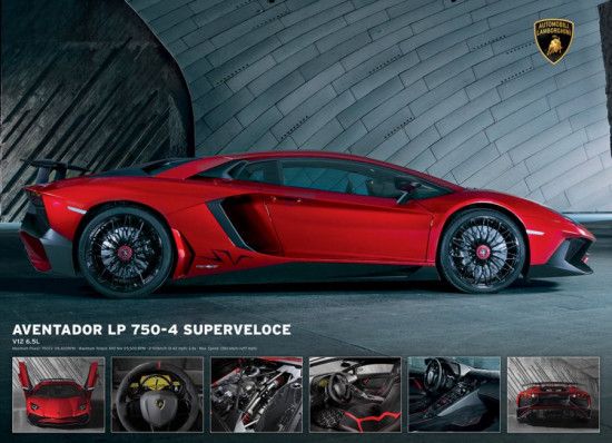 EUROGRAPHICS Puzzle Lamborghini Aventador LP 750-4, 1000 dílků - obrázek 1