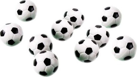 Míčky na fotbálek 31 mm 10 ks M01359 - obrázek 1
