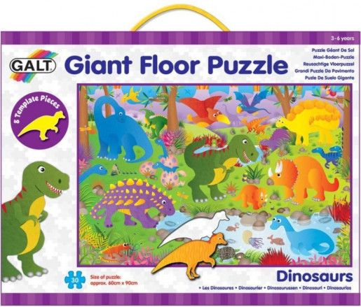 GALT Obří podlahové puzzle Dinosauři 30 dílků - obrázek 1