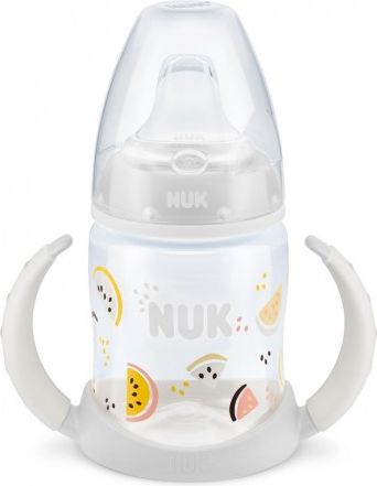 Kojenecká láhev na učení NUK 150 ml béžová ovoce, Béžová - obrázek 1