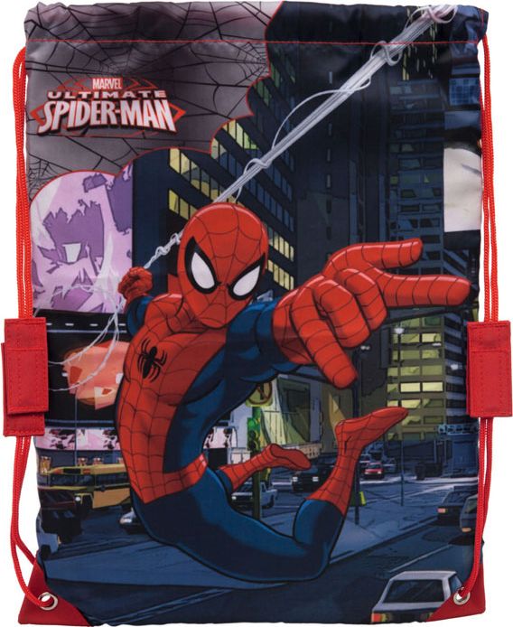 Joummabags Taška na tělocvik a přezůvky Spiderman 30x40 cm - obrázek 1