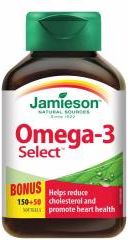 Jamieson Omega-3 Select 1000 mg 200 kapslí - obrázek 1