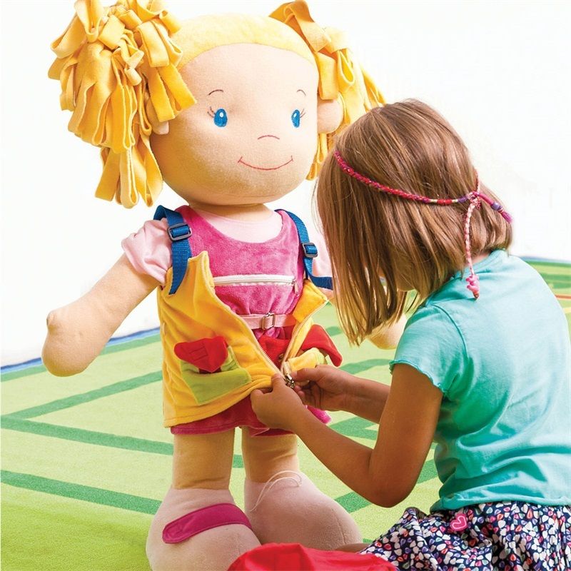 BIGJIGS TOYS Velká látková panenka Tola - obrázek 1