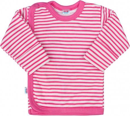 Kojenecká košilka New Baby Classic II s růžovými pruhy, Růžová, 50 - obrázek 1