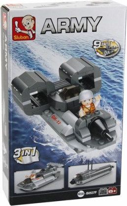 Stavebnice 3v1 - Jetboat - obrázek 1