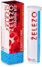 Rosen Železo + B12 20 šumivých tablet - obrázek 1