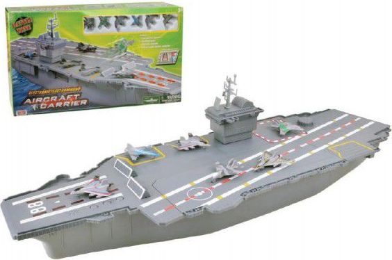 Teddies Letadlová loď plast 79cm na baterie - obrázek 1