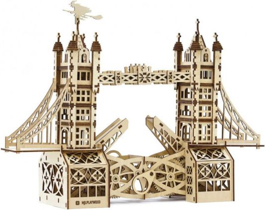 MR. PLAYWOOD 3D puzzle Tower Bridge 312 dílků - obrázek 1