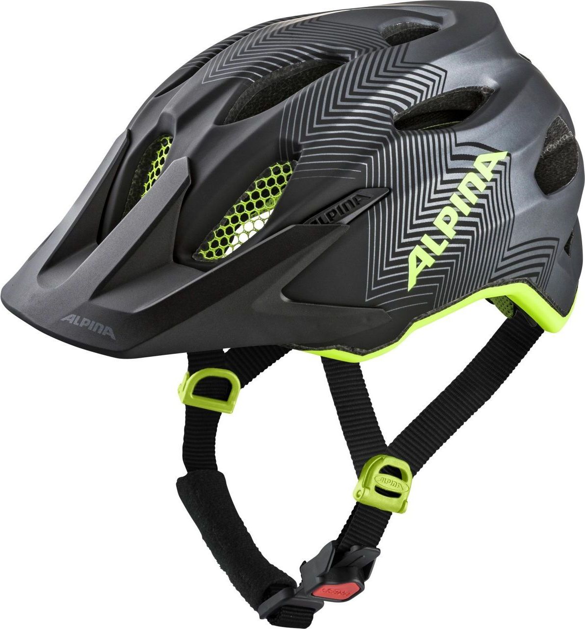 Alpina Carapax Jr. - black/neon/yellow 51-56 - obrázek 1