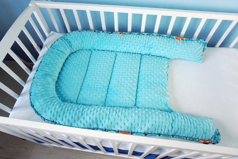 Baby Nellys Baby Nellys Sada komplet - oboustranné hnízdečko, kokon minky 60x90cm - sladkosti - obrázek 3