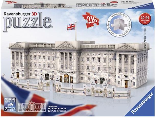 Ravensburger 3D puzzle Buckinghamský palác 216 dílků - obrázek 1