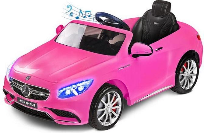 Elektrické autíčko Toyz Mercedes-Benz-2 motory pink Růžová - obrázek 1