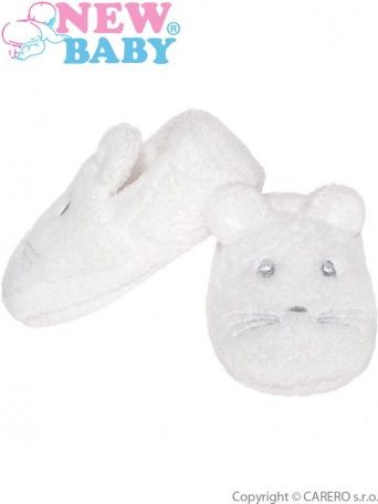 Kojenecké capáčky New Baby bílé, Bílá, 6-12 m - obrázek 1