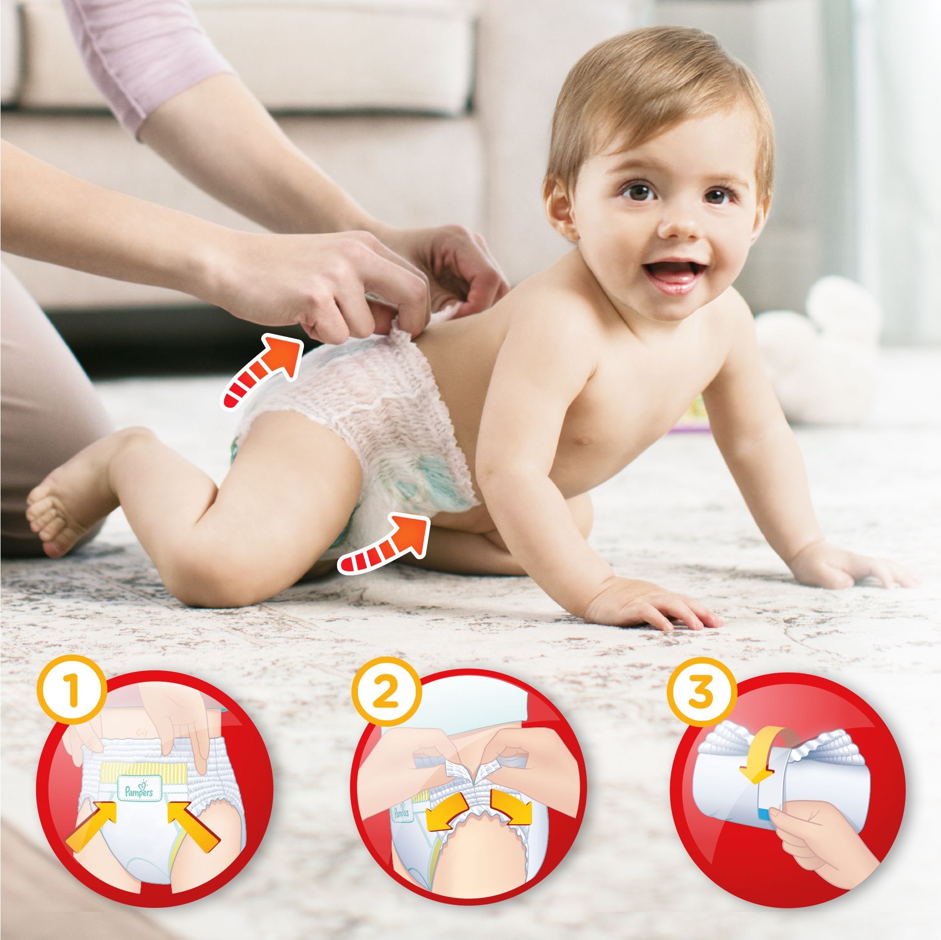 Pampers Kalhotkove plenky Mega Box S4 104ks - obrázek 2